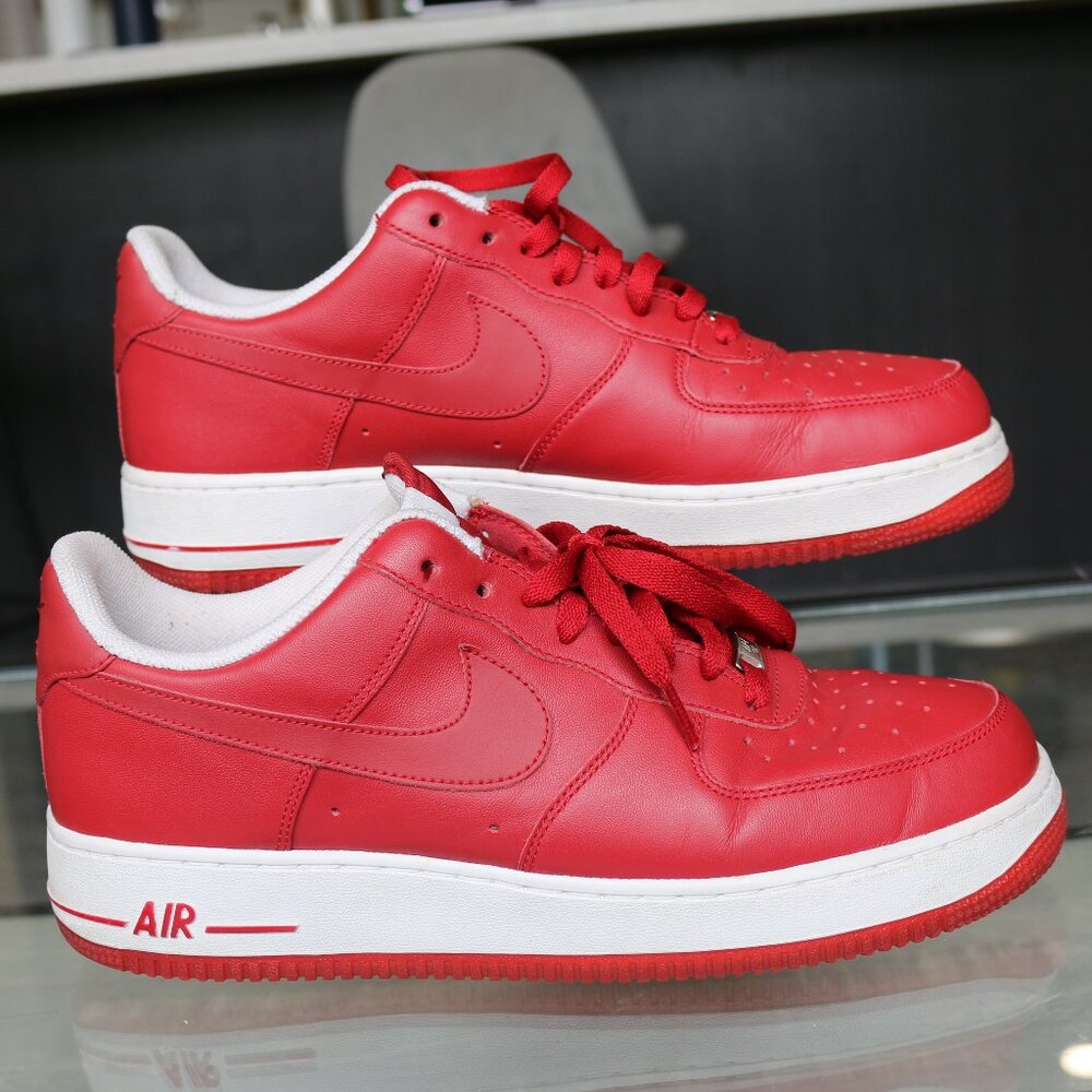 RARE Nike Air Force 1 Low Varsity Red 2010 Limited Edition Men's 12